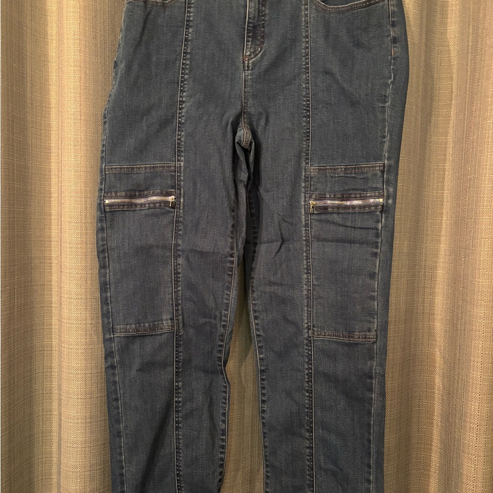 INC International Concepts Blue Straight Leg Jeans